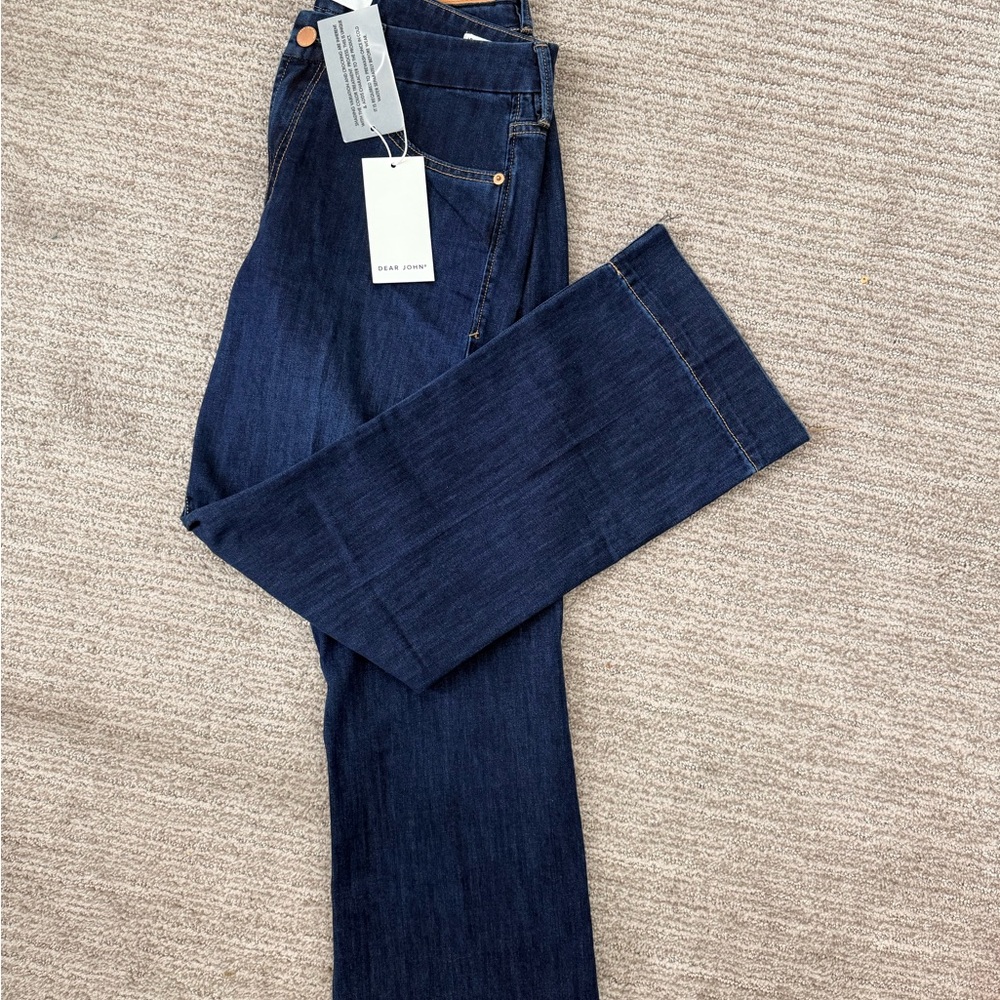Dear John Women's Dark Blue Flare Jeans